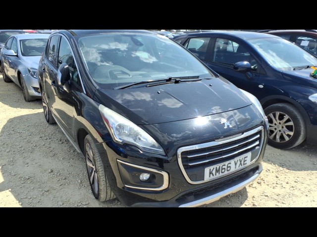 BUY PEUGEOT 3008 ALLURE BLUE HDI S/S 2016 BLUE HDI S/S ALLURE, Newark Motor Auctions