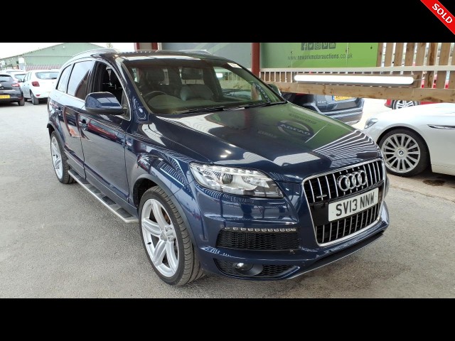 BUY AUDI Q7 S LINE + TDI QUATTRO A 2013 TDI QUATTRO S LINE PLUS, Newark Motor Auctions