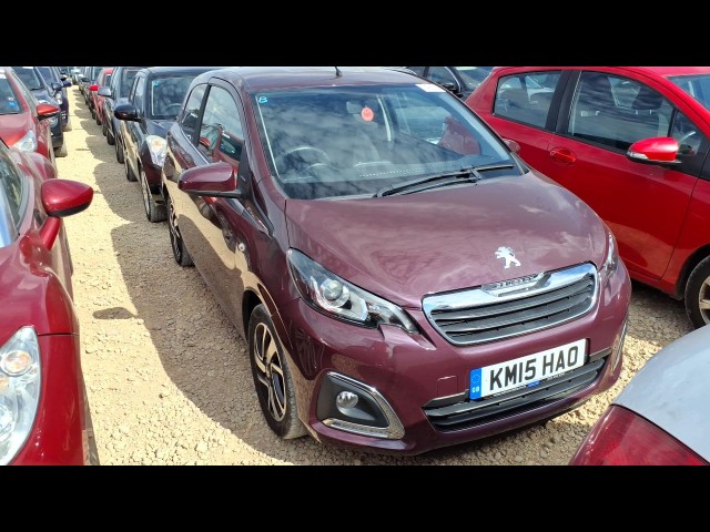 BUY PEUGEOT 108 ALLURE 2015 ALLURE, Newark Motor Auctions