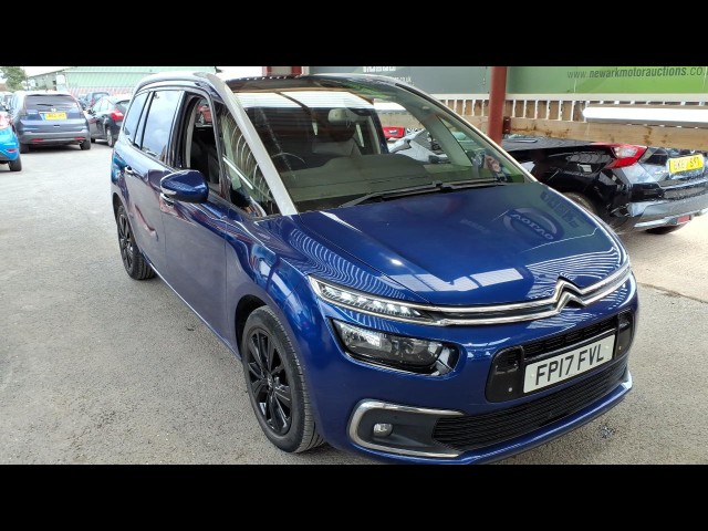 BUY CITROEN C4 GR PICASSO FLAIR BLUEH 2017 GRAND BLUEHDI FLAIR S/S, Newark Motor Auctions