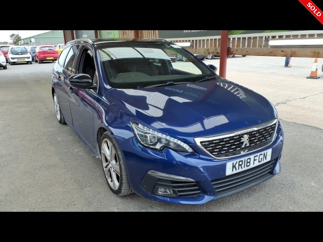 BUY PEUGEOT 308 GT SW BLUEHDI S/S AUT 2018 BLUE HDI S/S SW GT, Newark Motor Auctions