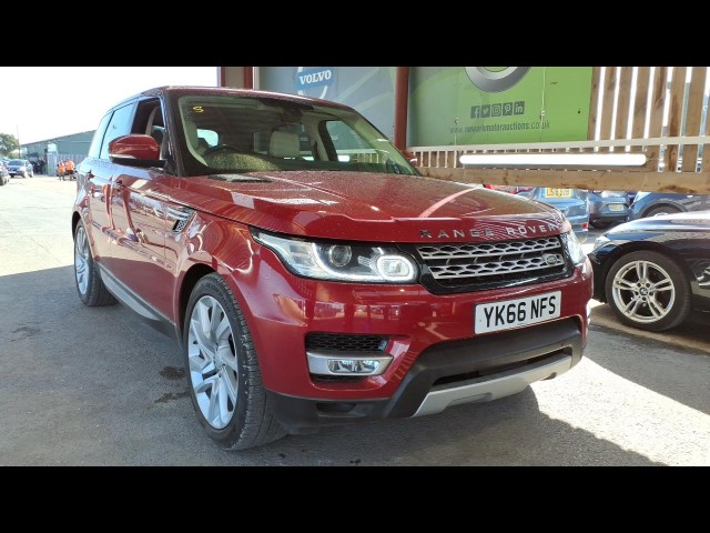 BUY LAND ROVER RANGE ROVER SPORT HSE SDV 2016 SDV6 HSE, Newark Motor Auctions