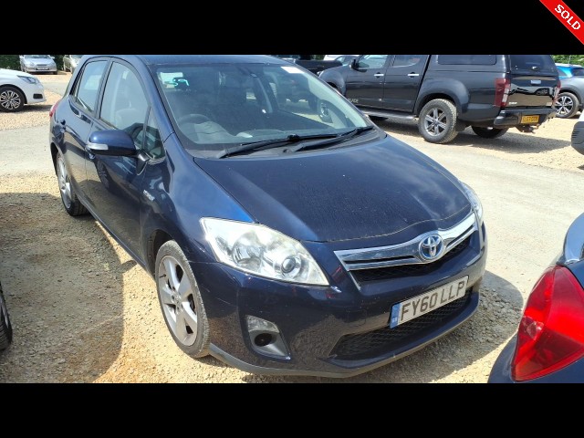BUY TOYOTA AURIS HYBRID T SPIRIT CVT 2010 T SPIRIT, Newark Motor Auctions
