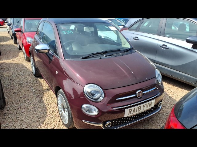 BUY FIAT 500 MIRROR 2018 MIRROR, Newark Motor Auctions