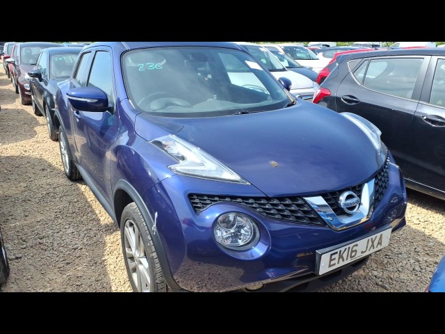 BUY NISSAN JUKE N-CONNECTA CVT 2016 N-CONNECTA XTRONIC, Newark Motor Auctions