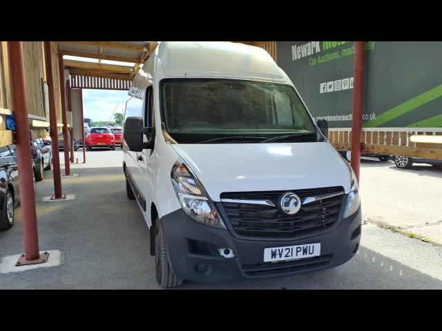 BUY VAUXHALL MOVANO R3500 L3H3 CDTI 2021 L3H3 F3500, Newark Motor Auctions