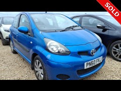 BUY TOYOTA AYGO BLUE VVT-I S-A 2010 VVT-I BLUE, Newark Motor Auctions