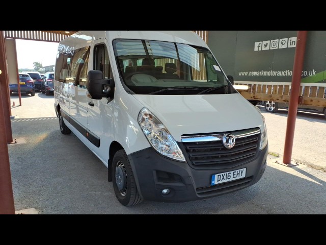 VAUXHALL MOVANO F3900 L3H2 CDTI 2016, Newark Motor Auctions, F3900 L3H2 MINIBUS CDTI, OTHER, NEWARK CODDINGTON BUY VAUXHALL MOVANO F3900 L3H2 CDTI 2016 F3900 L3H2 MINIBUS CDTI, Newark Motor Auctions