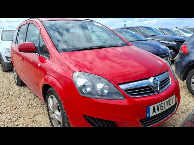 BUY VAUXHALL ZAFIRA EXCLUSIV CDTI EFLX 2012 EXCLUSIV CDTI ECOFLEX, Newark Motor Auctions