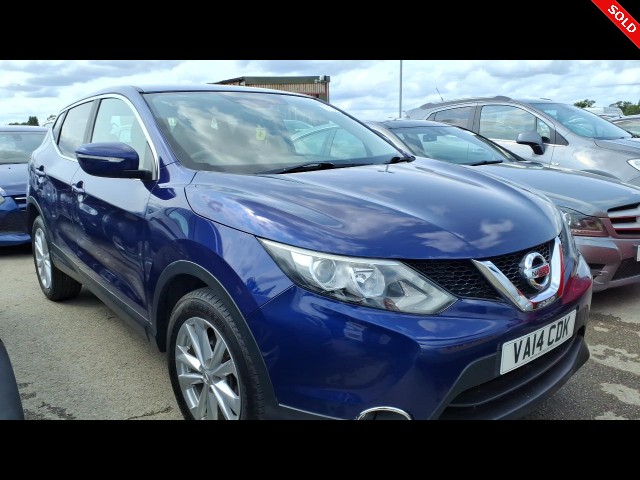 BUY NISSAN QASHQAI ACENTA DIG-T 2014 ACENTA DIG-T, Newark Motor Auctions