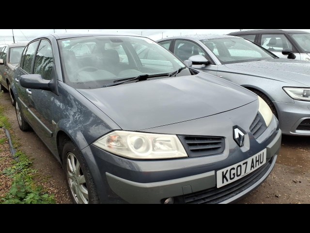 BUY RENAULT MEGANE DYNAMIQUE 2007 DYNAMIQUE VVT 111, Newark Motor Auctions