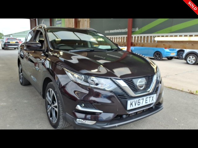 BUY NISSAN QASHQAI N-CONNECTA DIG-T 2017 N-CONNECTA DIG-T XTRONIC, Newark Motor Auctions
