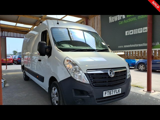 BUY VAUXHALL MOVANO L3H2 F3500 CDTI 2018 L3H2 F3500 P/V, Newark Motor Auctions