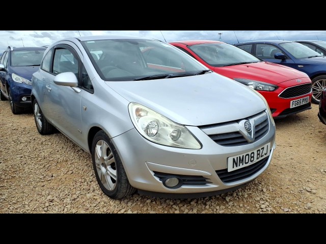 BUY VAUXHALL CORSA DESIGN 2008 DESIGN 16V, Newark Motor Auctions