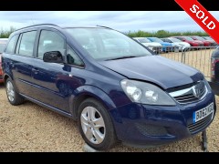 BUY VAUXHALL ZAFIRA EXCLUSIV 2012 EXCLUSIV, Newark Motor Auctions
