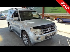 BUY MITSUBISHI SHOGUN SG2 DI-D LWB AUTO  2013 DI-D SG2, Newark Motor Auctions