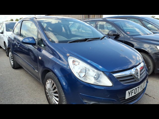 BUY VAUXHALL CORSA CLUB 2007 CLUB 16V, Newark Motor Auctions