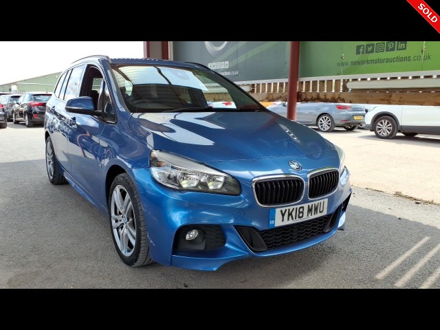 BMW 218I M SPORT 2018, Newark Motor Auctions, 218I M SPORT GRAN TOURER, OTHER, NEWARK CODDINGTON BUY BMW 218I M SPORT 2018 218I M SPORT GRAN TOURER, Newark Motor Auctions