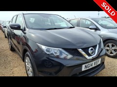 BUY NISSAN QASHQAI VISIA SMART VIS D 2014 VISIA DIG-T SMART VISION, Newark Motor Auctions