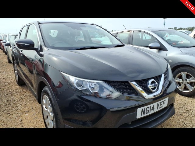 BUY NISSAN QASHQAI VISIA SMART VIS D 2014 VISIA DIG-T SMART VISION, Newark Motor Auctions