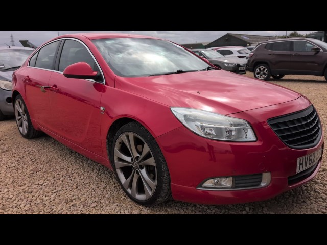 BUY VAUXHALL INSIGNIA SRI NAV VXL RED 2012 SRI NAV VX-LINE RED CDTI, Newark Motor Auctions