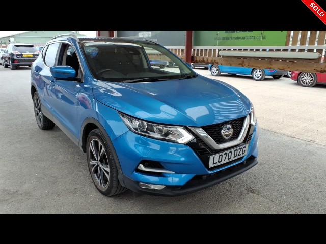 BUY NISSAN QASHQAI N-CONNECTA DIG-T 2020 DIG-T N-CONNECTA DCT, Newark Motor Auctions