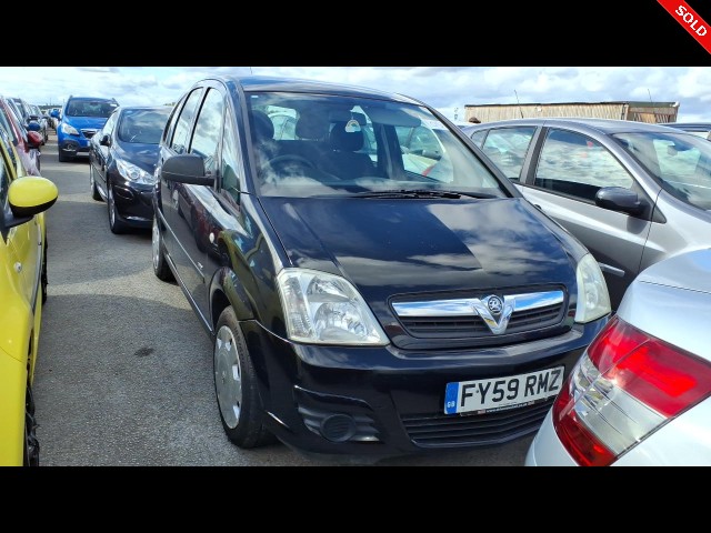 BUY VAUXHALL MERIVA LIFE TWINPORT 2009 LIFE 16V TWINPORT, Newark Motor Auctions