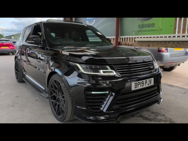 BUY LAND ROVER RANGE ROVER SPORT SVR S/C 2019 SVR, Newark Motor Auctions