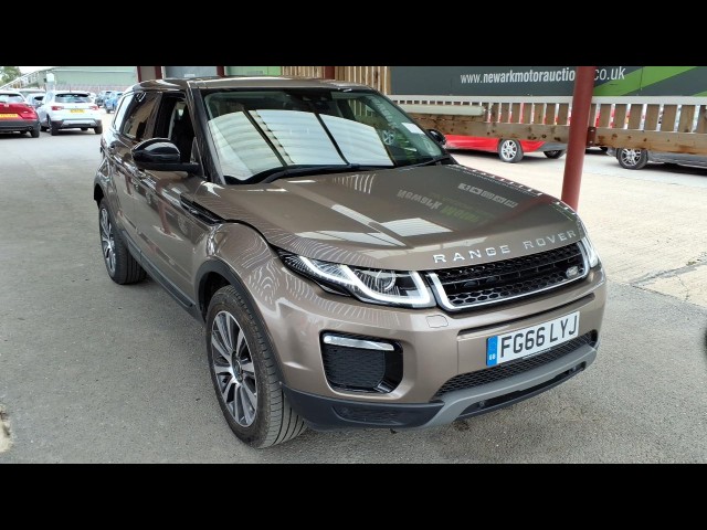 BUY LAND ROVER R ROVER EVOQUE SE TECH TD 2016 TD4 SE TECH, Newark Motor Auctions