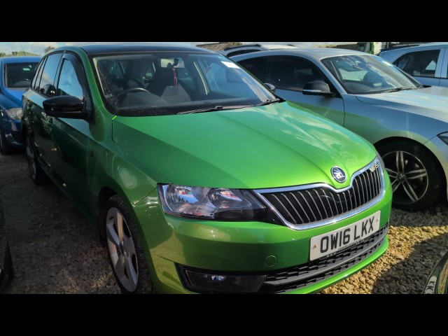 BUY SKODA RAPID SPACEBACK SE SPORT 2016 SPACEBACK SE SPORT TDI CR, Newark Motor Auctions