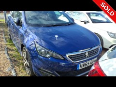 BUY PEUGEOT 308 GT LINE HDI BLUE S/S 2015 BLUE HDI S/S GT LINE, Newark Motor Auctions