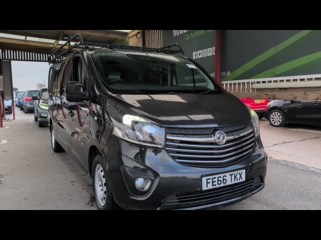 BUY VAUXHALL VIVARO 2900 SPT BT CDTI E 2016 2900 L2H1 CDTI P/V SPORTIVE ECOFLEX S/S, Newark Motor Auctions