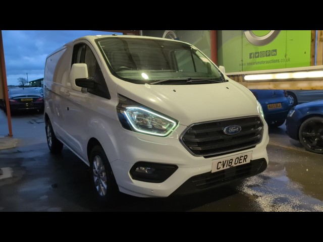 BUY FORD TRANSIT CUSTOM 300 LIMITE 2018 300 LIMITED P/V L1 H1, Newark Motor Auctions