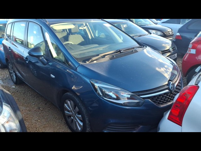 BUY VAUXHALL ZAFIRA TOURER DESIGN TURB 2017 DESIGN, Newark Motor Auctions