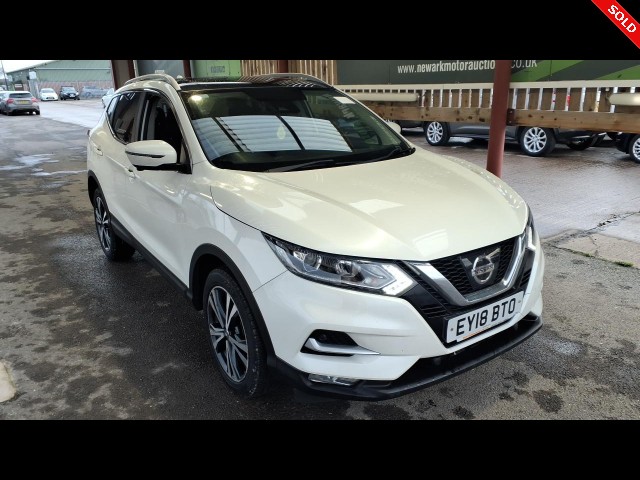 BUY NISSAN QASHQAI N-CONNECTA DCI CV 2018 N-CONNECTA DCI XTRONIC, Newark Motor Auctions