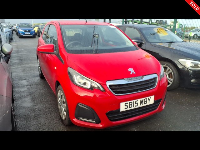 BUY PEUGEOT 108 ACTIVE 2015 ACTIVE, Newark Motor Auctions