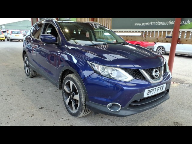 BUY NISSAN QASHQAI N-CONNECTA DCI 2017 N-CONNECTA DCI, Newark Motor Auctions