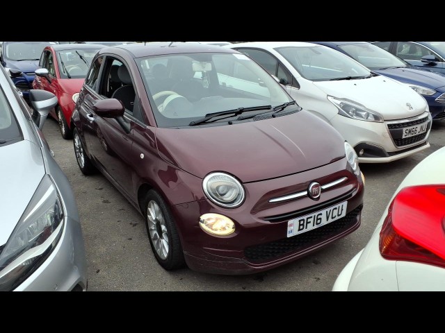 BUY FIAT 500 POP STAR 2016 POP STAR, Newark Motor Auctions