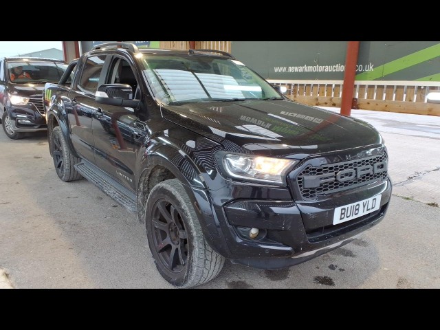 BUY FORD RANGER BLACK SIP TDCI 4X4 2018 BLACK SIP 4X4 DCB TDCI, Newark Motor Auctions