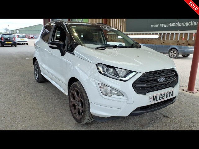 BUY FORD ECOSPORT ST-LINE 2018 ST-LINE, Newark Motor Auctions