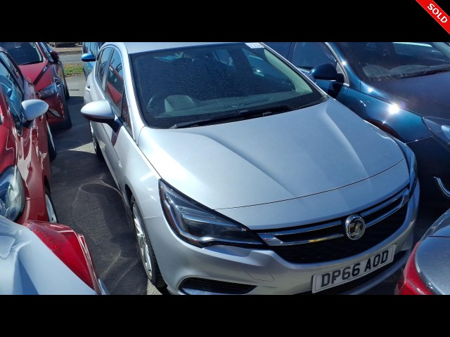 BUY VAUXHALL ASTRA DESIGN TURBO 2016 DESIGN, Newark Motor Auctions
