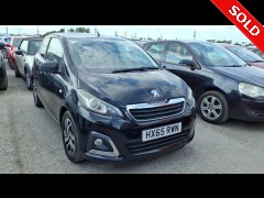 BUY PEUGEOT 108 ALLURE 2015 ALLURE, Newark Motor Auctions