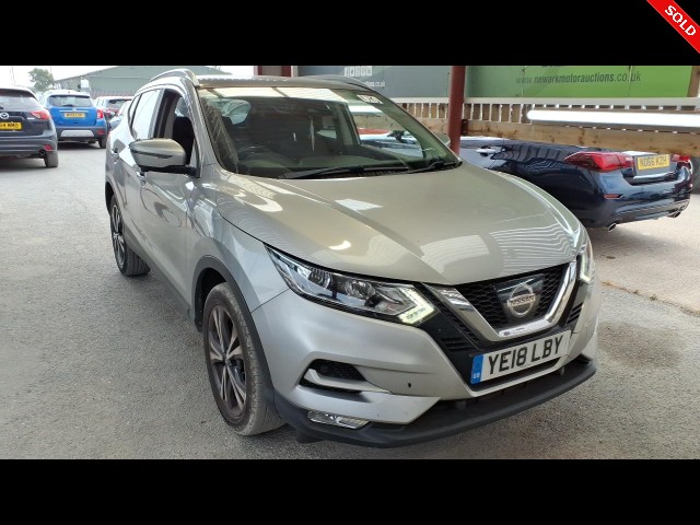 BUY NISSAN QASHQAI N-CONNECTA DIG-T 2018 N-CONNECTA DIG-T, Newark Motor Auctions